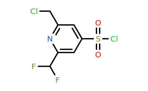2-(Chloromethyl)-6-(difluoromethyl)pyridine-4-sulfonyl chloride