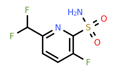 1805008-53-0 | 6-(Difluoromethyl)-3-fluoropyridine-2-sulfonamide