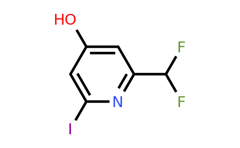 2-(Difluoromethyl)-6-iodo-4-hydroxypyridine