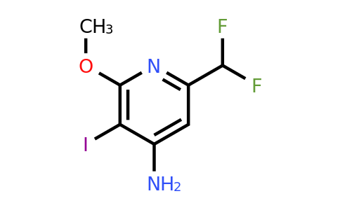 4-Amino-6-(difluoromethyl)-3-iodo-2-methoxypyridine