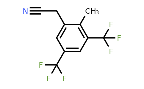 1805014-24-7 | 3,5-Bis(trifluoromethyl)-2-methylphenylacetonitrile
