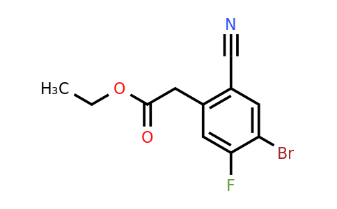 1805015-31-9 | Ethyl 4-bromo-2-cyano-5-fluorophenylacetate