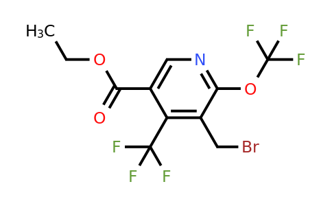 Ethyl 3-(bromomethyl)-2-(trifluoromethoxy)-4-(trifluoromethyl)pyridine-5-carboxylate