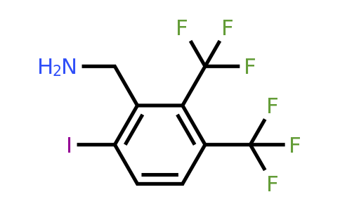 1805016-73-2 | 2,3-Bis(trifluoromethyl)-6-iodobenzylamine
