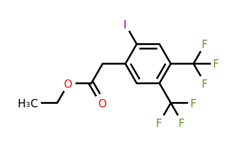 1805017-57-5 | Ethyl 4,5-bis(trifluoromethyl)-2-iodophenylacetate