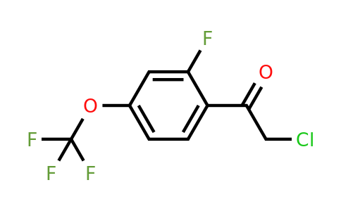 1805019-65-1 | 2'-Fluoro-4'-(trifluoromethoxy)phenacyl chloride