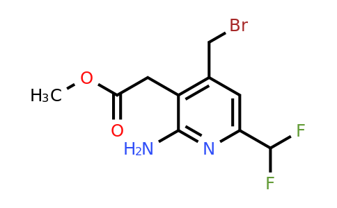 1805020-29-4 | Methyl 2-amino-4-(bromomethyl)-6-(difluoromethyl)pyridine-3-acetate