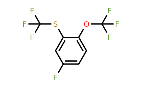 1805020-53-4 | 1-Fluoro-4-trifluoromethoxy-3-(trifluoromethylthio)benzene