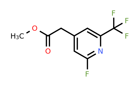 Methyl 2-fluoro-6-(trifluoromethyl)pyridine-4-acetate