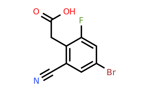 1805021-37-7 | 4-Bromo-2-cyano-6-fluorophenylacetic acid