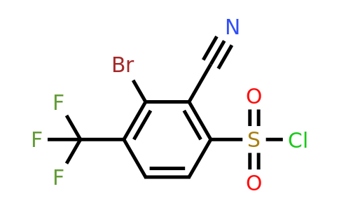 1805023-00-0 | 3-Bromo-2-cyano-4-(trifluoromethyl)benzenesulfonyl chloride