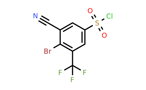 1805023-07-7 | 4-Bromo-3-cyano-5-(trifluoromethyl)benzenesulfonyl chloride