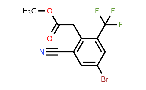 1805023-30-6 | Methyl 4-bromo-2-cyano-6-(trifluoromethyl)phenylacetate