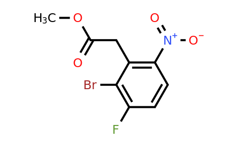 1805023-72-6 | Methyl 2-bromo-3-fluoro-6-nitrophenylacetate