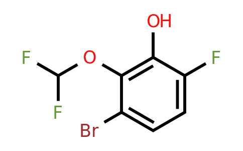 1805023-75-9 | 3-Bromo-2-difluoromethoxy-6-fluorophenol