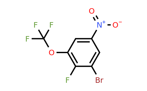 1805023-82-8 | 1-Bromo-2-fluoro-5-nitro-3-(trifluoromethoxy)benzene