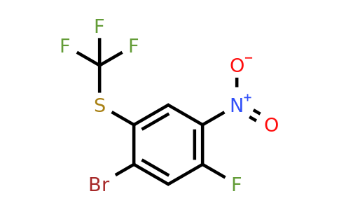 1805024-16-1 | 1-Bromo-5-fluoro-4-nitro-2-(trifluoromethylthio)benzene