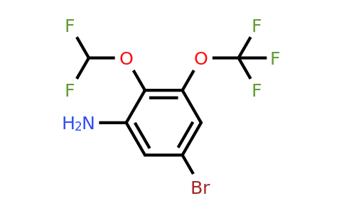 1805024-47-8 | 5-Bromo-2-difluoromethoxy-3-(trifluoromethoxy)aniline