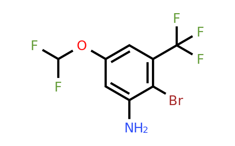 1805024-82-1 | 2-Bromo-5-difluoromethoxy-3-(trifluoromethyl)aniline