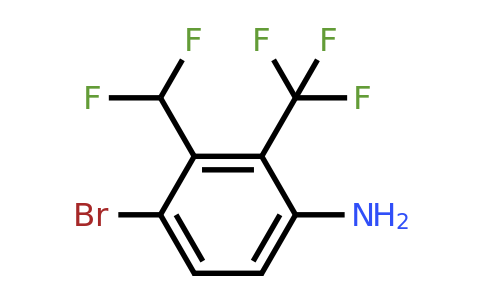 1805025-73-3 | 4-Bromo-3-difluoromethyl-2-(trifluoromethyl)aniline