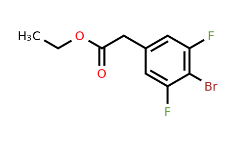 1805025-97-1 | Ethyl 4-bromo-3,5-difluorophenylacetate
