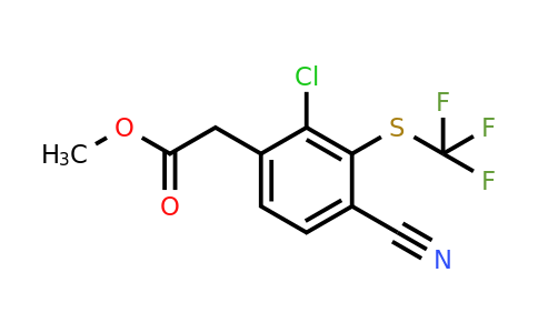 1805025-98-2 | Methyl 2-chloro-4-cyano-3-(trifluoromethylthio)phenylacetate
