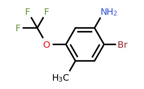 1805026-53-2 | 2-Bromo-4-methyl-5-(trifluoromethoxy)aniline