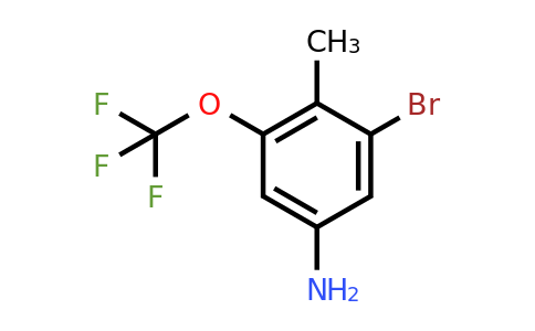 1805027-14-8 | 3-Bromo-4-methyl-5-(trifluoromethoxy)aniline