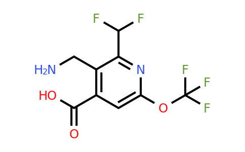 3-(Aminomethyl)-2-(difluoromethyl)-6-(trifluoromethoxy)pyridine-4-carboxylic acid