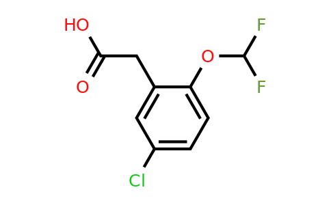 1805028-34-5 | 5-Chloro-2-(difluoromethoxy)phenylacetic acid