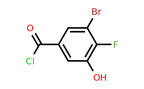 1805028-37-8 | 3-Bromo-4-fluoro-5-hydroxybenzoyl chloride