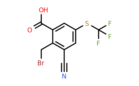 1805029-06-4 | 2-Bromomethyl-3-cyano-5-(trifluoromethylthio)benzoic acid