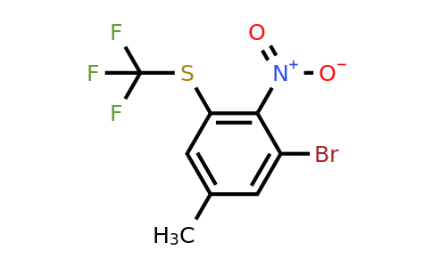 1805029-40-6 | 5-Bromo-4-nitro-3-(trifluoromethylthio)toluene