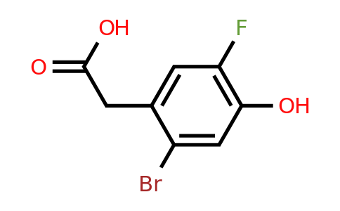 1805029-72-4 | 2-Bromo-5-fluoro-4-hydroxyphenylacetic acid