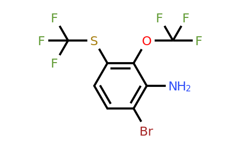 1805029-75-7 | 6-Bromo-2-trifluoromethoxy-3-(trifluoromethylthio)aniline