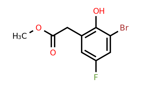 1805029-90-6 | Methyl 3-bromo-5-fluoro-2-hydroxyphenylacetate