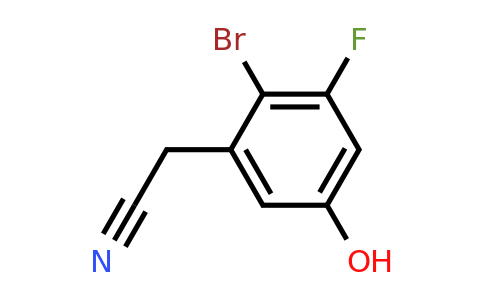 1805029-98-4 | 2-Bromo-3-fluoro-5-hydroxyphenylacetonitrile