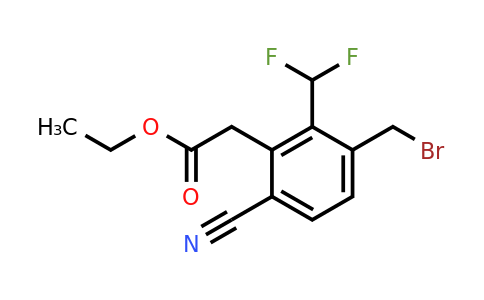1805030-05-0 | Ethyl 3-bromomethyl-6-cyano-2-(difluoromethyl)phenylacetate