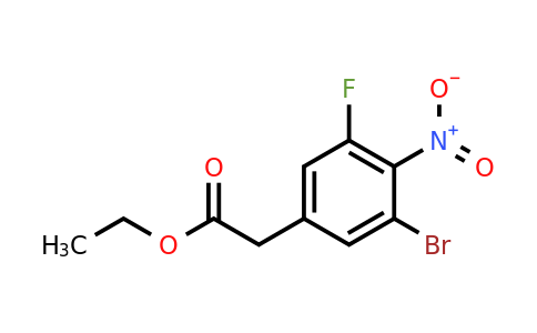 1805031-84-8 | Ethyl 3-bromo-5-fluoro-4-nitrophenylacetate
