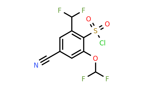 1805036-55-8 | 4-Cyano-2-difluoromethoxy-6-(difluoromethyl)benzenesulfonylchloride