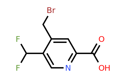 4-(Bromomethyl)-5-(difluoromethyl)pyridine-2-carboxylic acid
