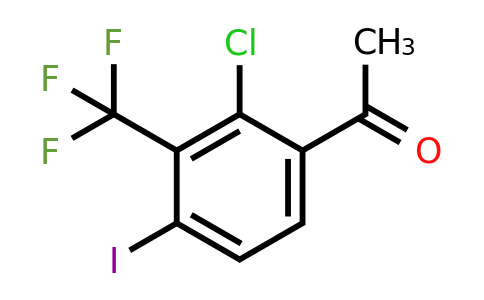 1805038-45-2 | 2'-Chloro-4'-iodo-3'-(trifluoromethyl)acetophenone