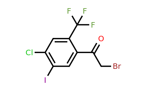 1805038-70-3 | 4'-Chloro-5'-iodo-2'-(trifluoromethyl)phenacyl bromide