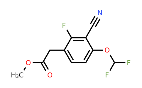 1805039-24-0 | Methyl 3-cyano-4-difluoromethoxy-2-fluorophenylacetate