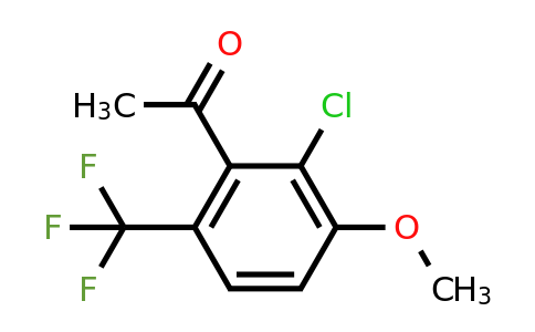 1805039-43-3 | 2'-Chloro-3'-methoxy-6'-(trifluoromethyl)acetophenone