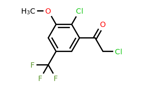 1805040-35-0 | 2'-Chloro-3'-methoxy-5'-(trifluoromethyl)phenacyl chloride