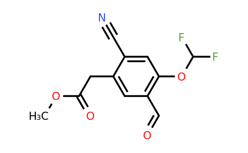 1805040-77-0 | Methyl 2-cyano-4-difluoromethoxy-5-formylphenylacetate