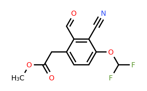 1805040-86-1 | Methyl 3-cyano-4-difluoromethoxy-2-formylphenylacetate