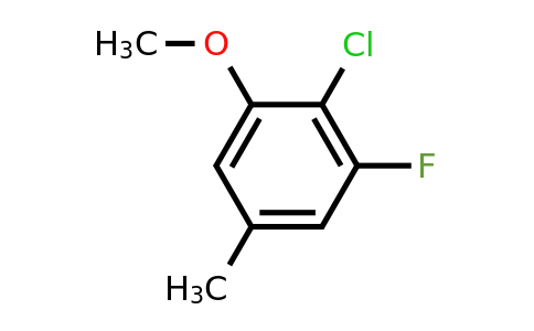 1805041-54-6 | 2-Chloro-3-fluoro-5-methylanisole