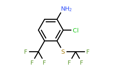 1805041-98-8 | 2-Chloro-4-trifluoromethyl-3-(trifluoromethylthio)aniline